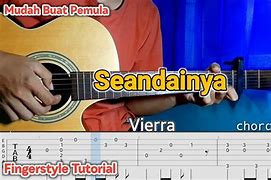 Vierra Seandainya Lirik Chord